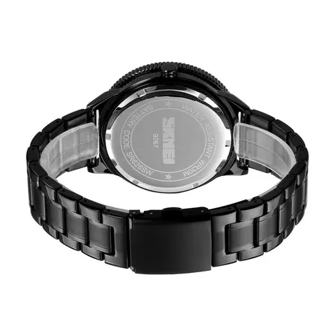Skmei 9267 Orange ring Quartz Wrist Watch